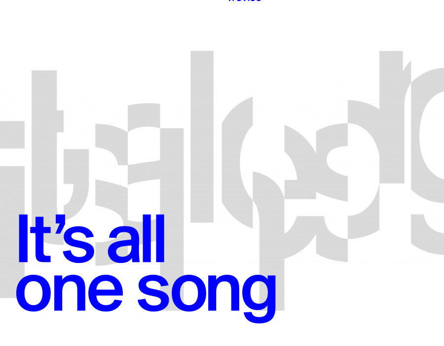 It's all one song - 25 novembre A