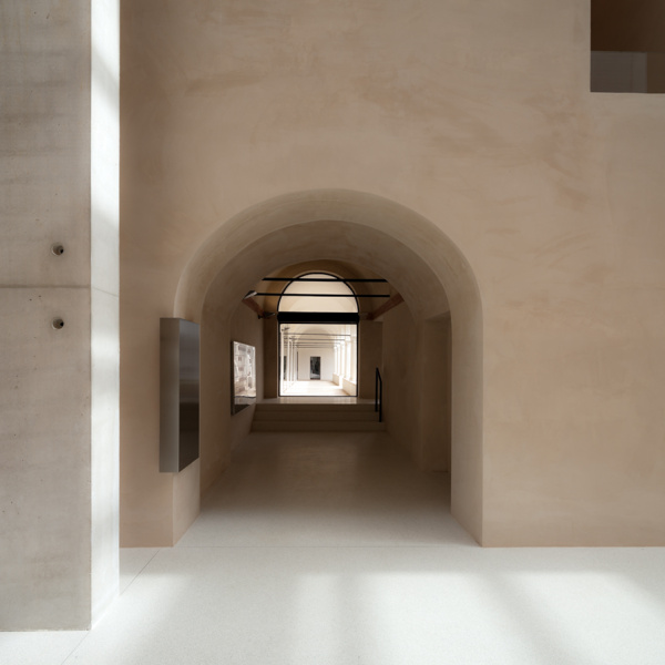 Terrazzoverlay, micro Venetian floor. Bailo Museum, Treviso. Project: Studiomas + Heinz Tesar