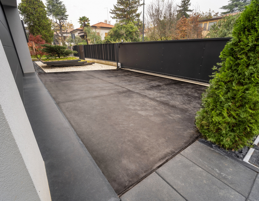 Deco Nuvolato Grip non-slip flooring. Private house, Treviso (TV) 10