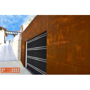 exterior wall Corten effect paint