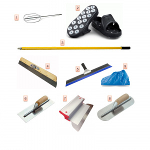 Kit outils Microverlay et Skyconcrete