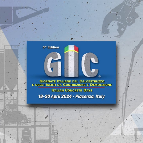 Le 20 avril, nous avons hâte de vous voir au GIC EXPO à Piacenza, les journées italiennes du béton.