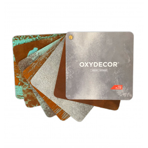 Palette d'échantillons de revêtement oxydé Oxydecor