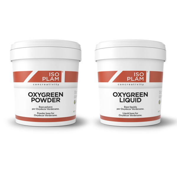 Powder and liquid base for Oxydecor Verderame.