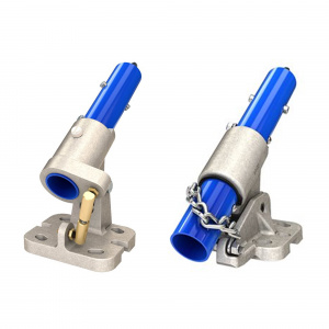 Attache rotative pour lisseuse en acier et magnésium