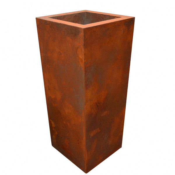 Vase effet acier Corten Oxydecor®