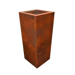 Vase en peinture Corten